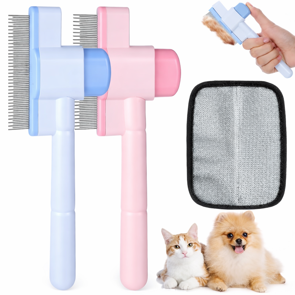 Pet Deshedding Comb – Grooming Tools Collection
