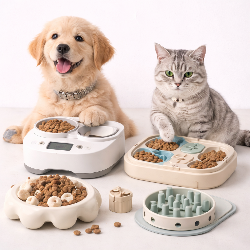 Playful & Smart Pet Food Feeders