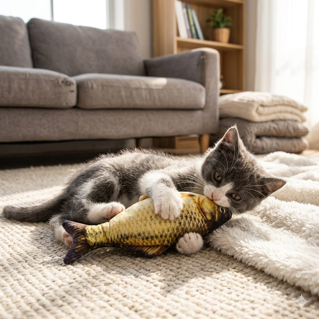 16 PCS Cat Toy & Enrichment Combo Kit for Indoor Cats | Catnip Toys, Scratcher Balls, Pillow, Interactive Play Set & Accessories