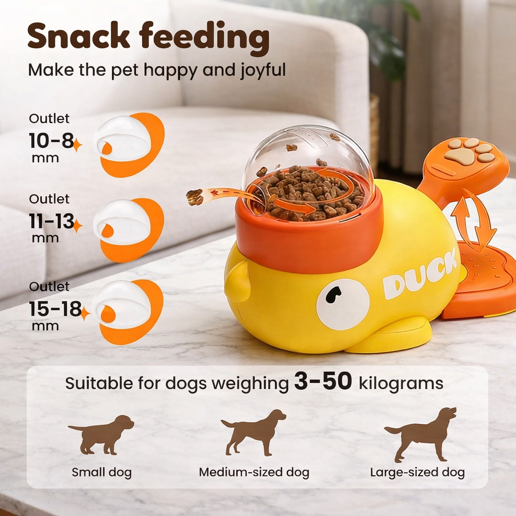 Dog & Cat Treat Dispenser Puzzle Toy