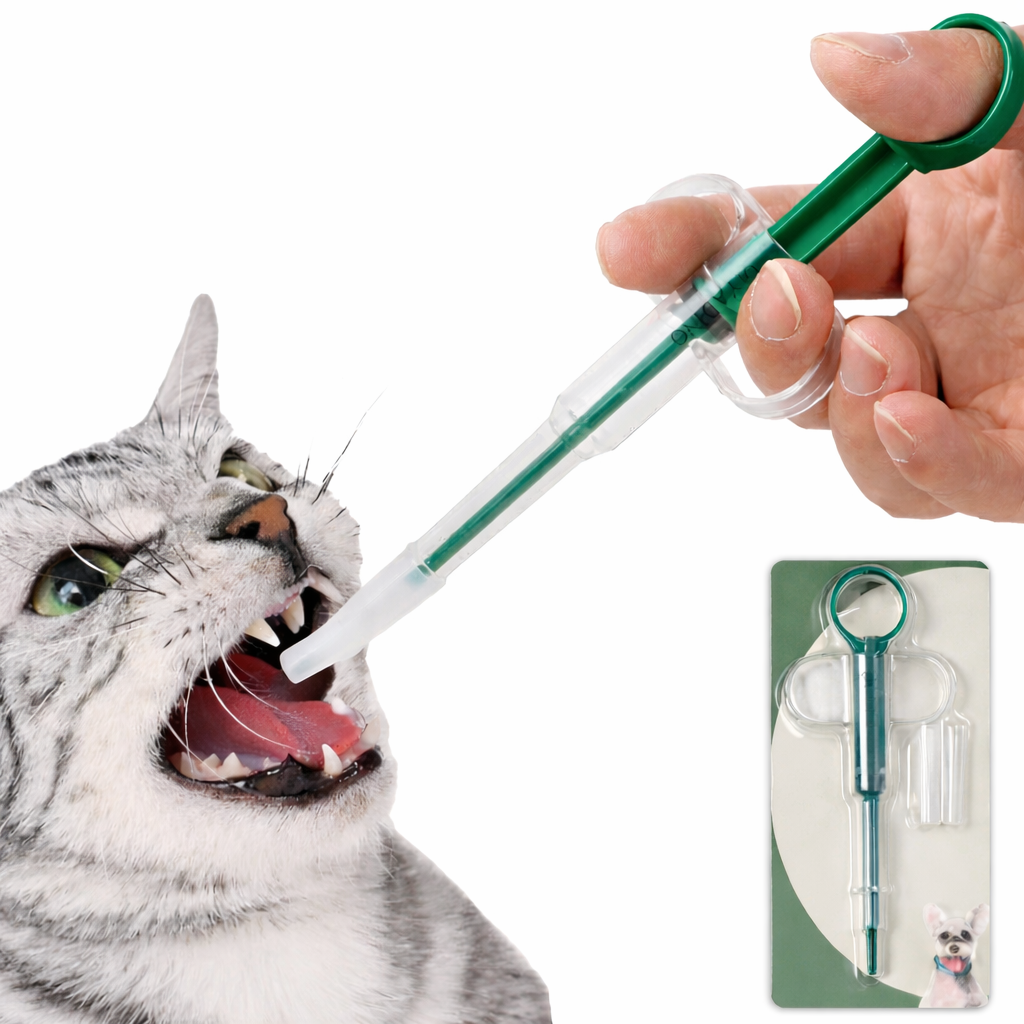 Pet Pill & Liquid Medicine Feeder – Stress-Free Dosing for Dogs & Cats
