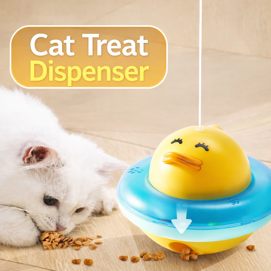 Cat Treat Dispenser Ball – Interactive IQ & Enrichment Toy
