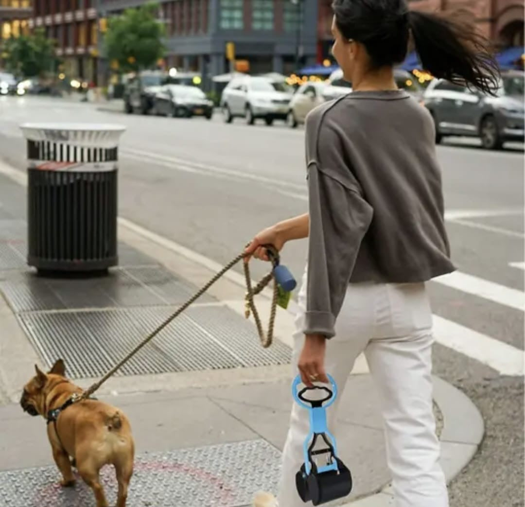 Easy One-Handed Poop Scoop Claw – No-Touch Waste Picker for Dogs