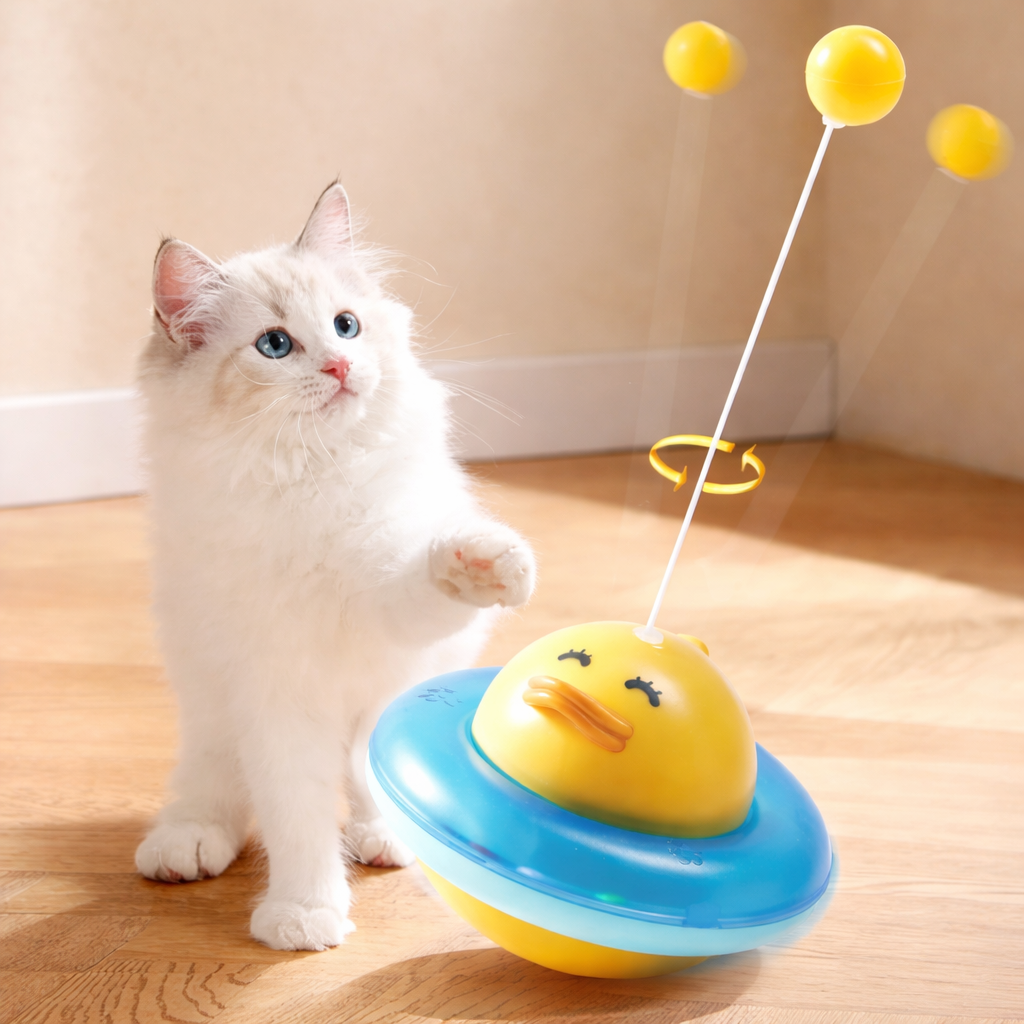 Cat Treat Dispenser Ball – Interactive IQ & Enrichment Toy