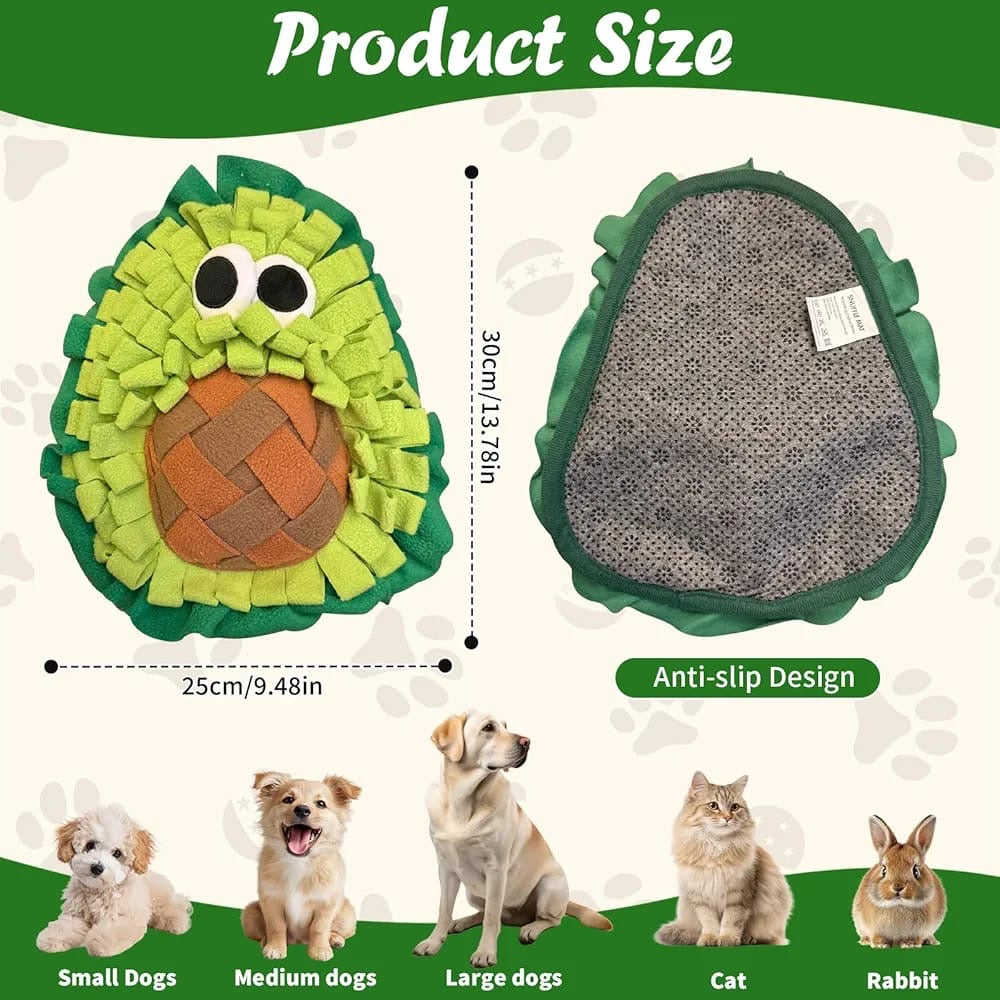 Banana Snuffle Mat – Interactive Slow Feeder & Enrichment Toy for Dogs & Cats