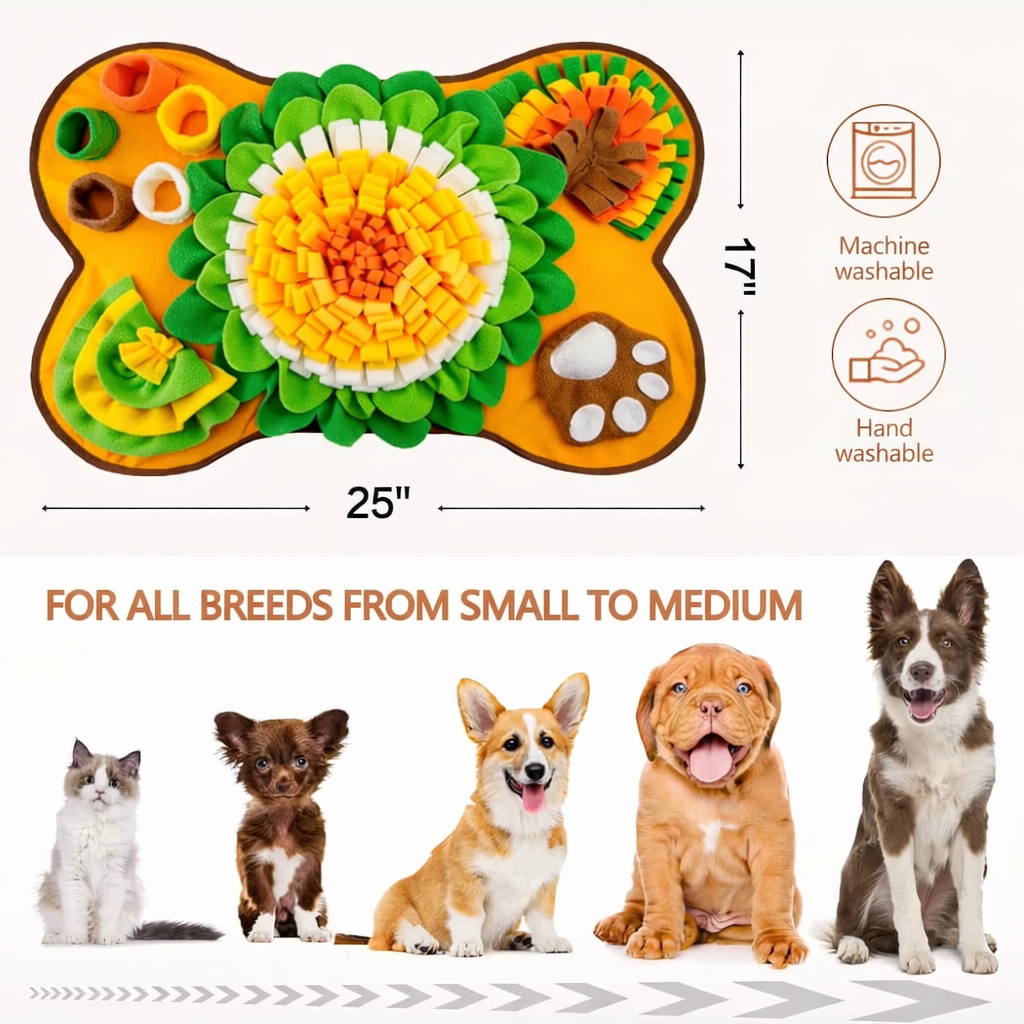 Dog Snuffle Mat – Fun Foraging & Nose Training Toy