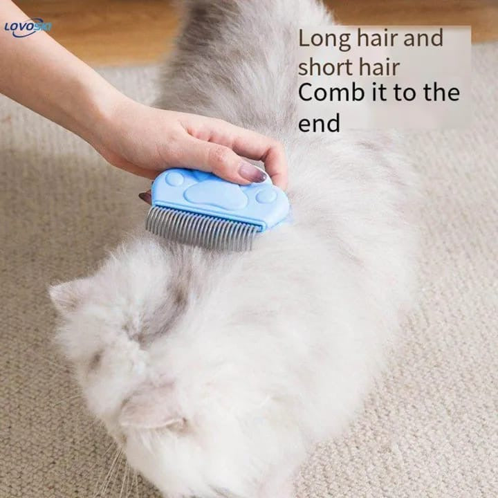 2-in-1 Pet Dematting Comb – Tangle-Free Grooming & Massage Tool