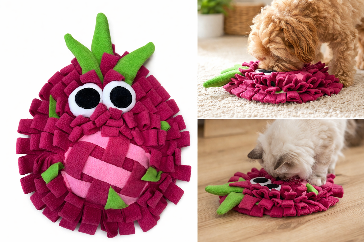 Banana Snuffle Mat – Interactive Slow Feeder & Enrichment Toy for Dogs & Cats
