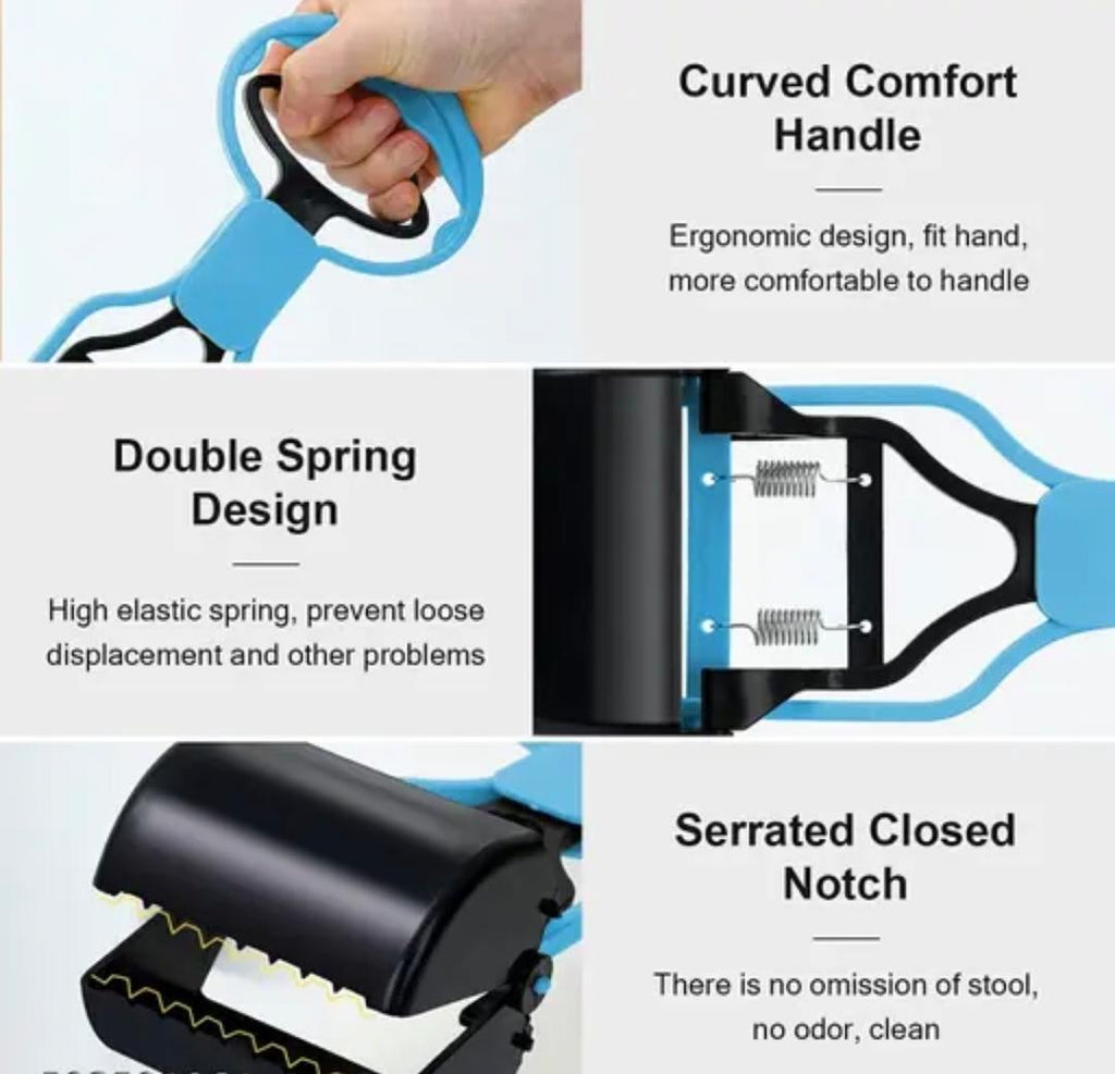 Easy One-Handed Poop Scoop Claw – No-Touch Waste Picker for Dogs