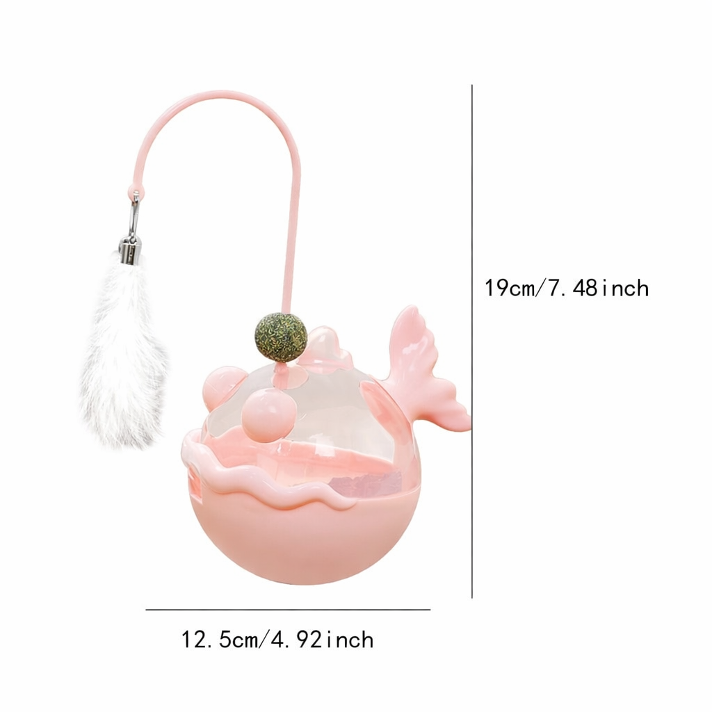 Catnip Tumbler Toy with Treat Dispenser