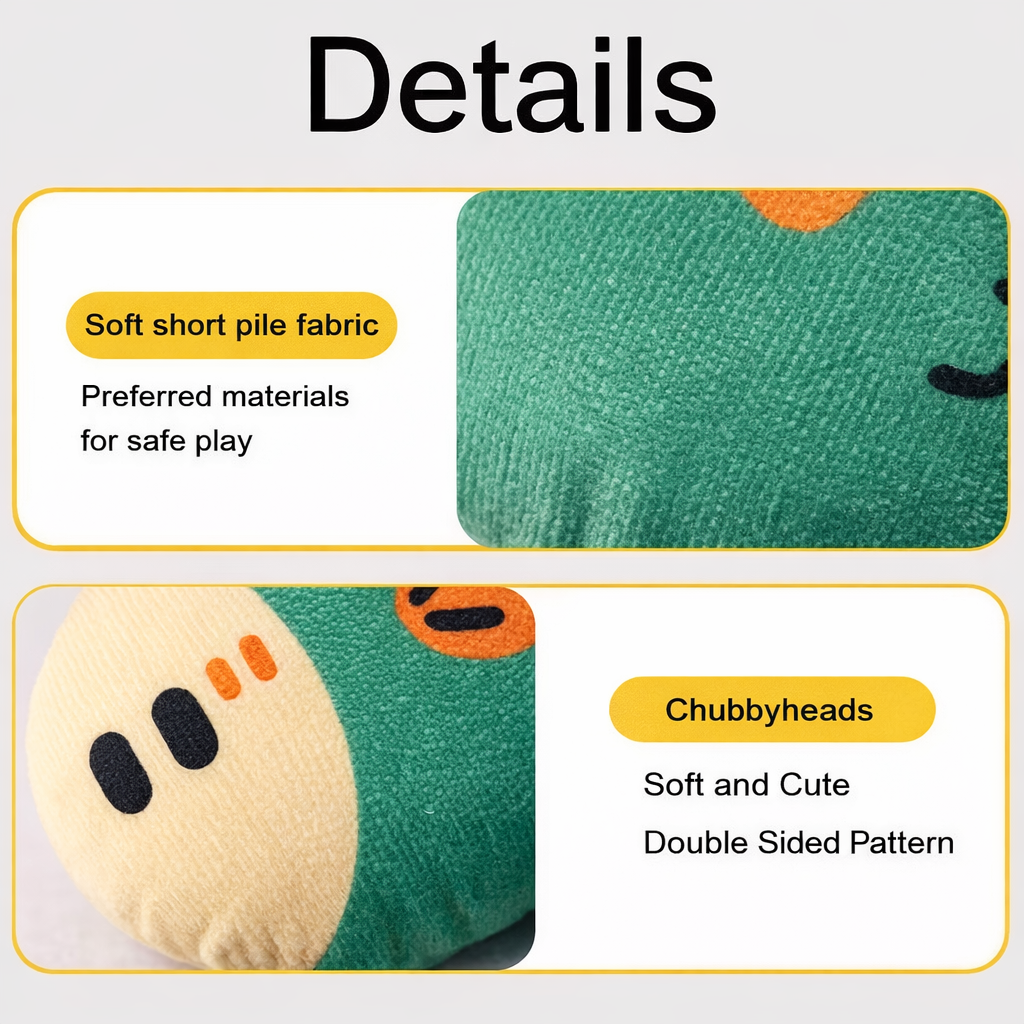 Squeaky Plush Rope Toy for Dogs & Cats – Durable Chew & Dental Play