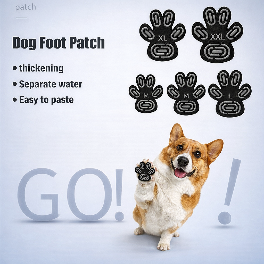 Anti-Slip Paw Grip Patches for Dogs (4-Pack)