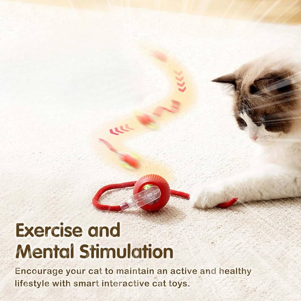 Interactive cat & dog 360°  rotating ball.