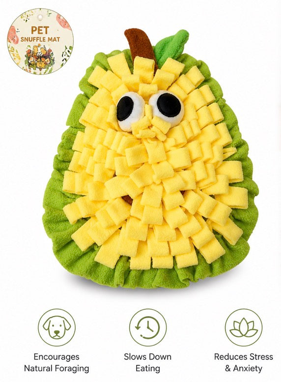 Banana Snuffle Mat – Interactive Slow Feeder & Enrichment Toy for Dogs & Cats
