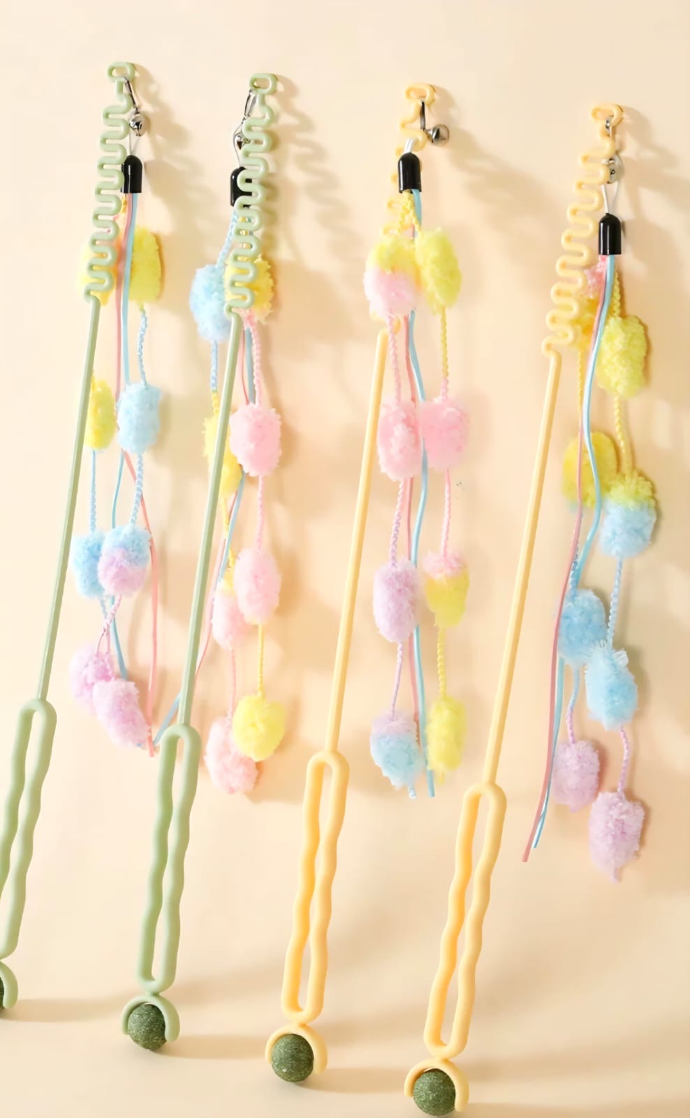 Interactive Feather Cat Toy with Catnip – 2-in-1 Fun Toy