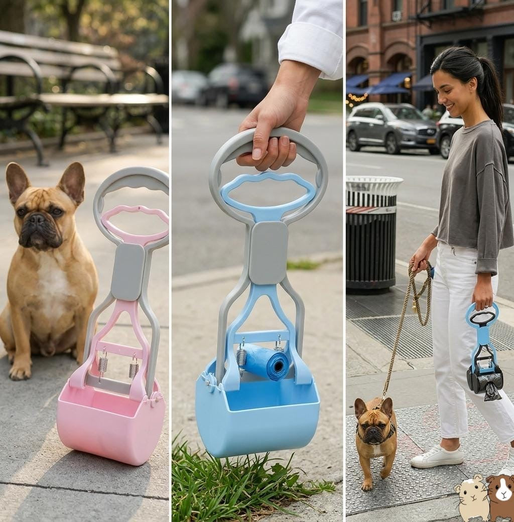 Easy One-Handed Poop Scoop Claw – No-Touch Waste Picker for Dogs