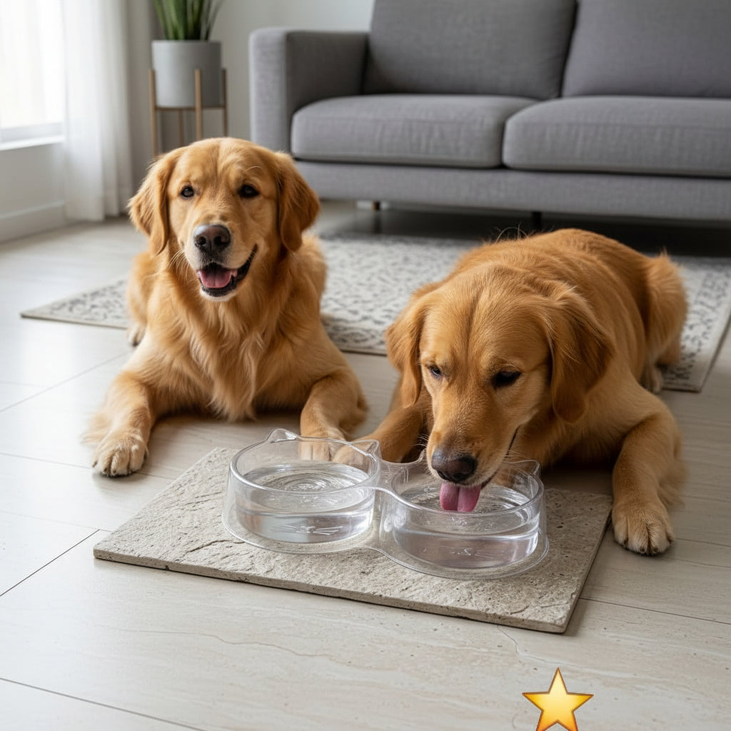 Disposable Pet Travel Bowl – 2-in-1 Food & Water Bowl (Pack of 5)