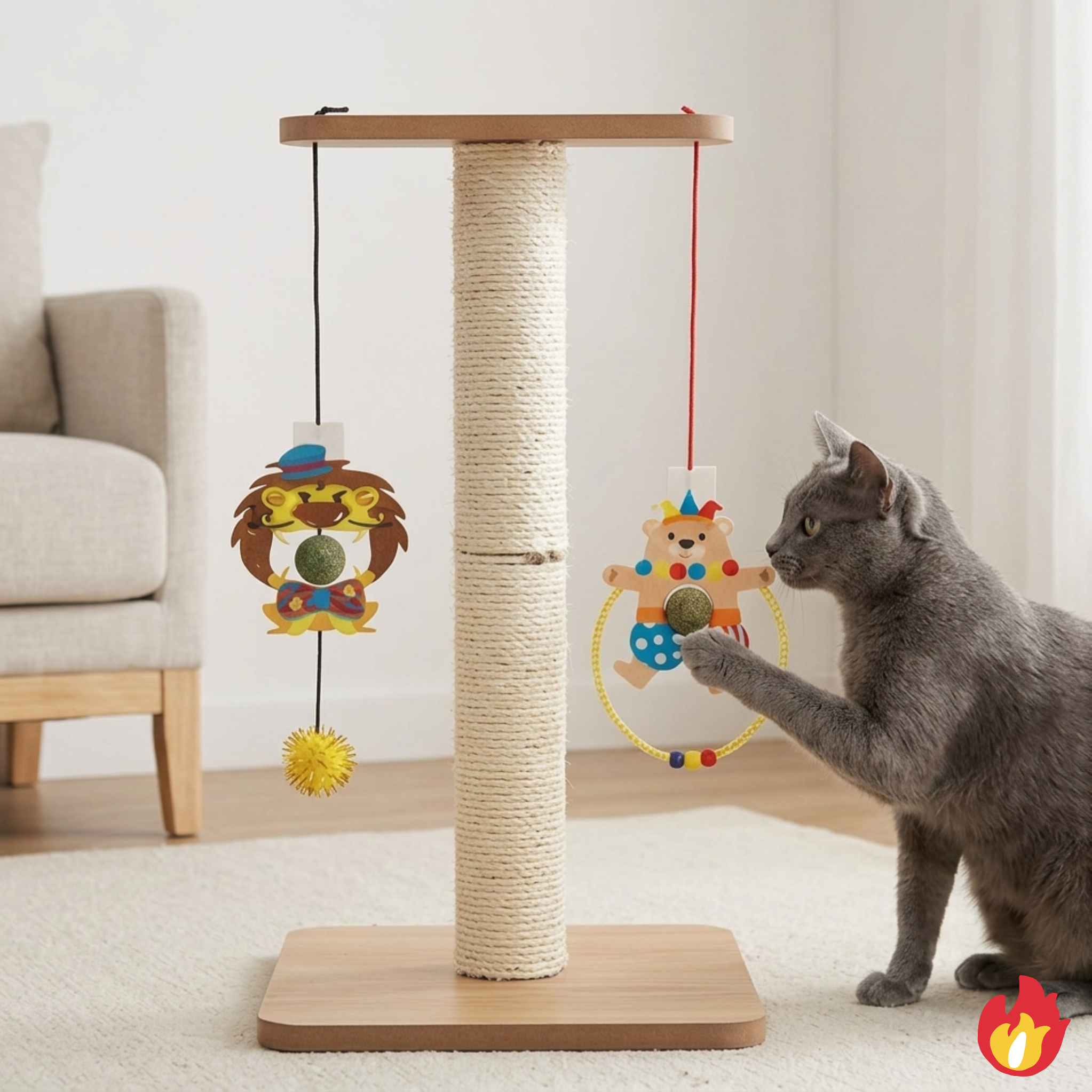 Catnip Hanging Toy (Pack of 2)